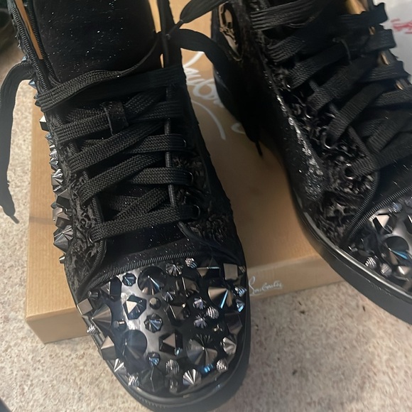 Christian Louboutin Louis Mix No Limit Flat Pat/CR Star/Velv size 40.5 eu - Picture 10 of 14